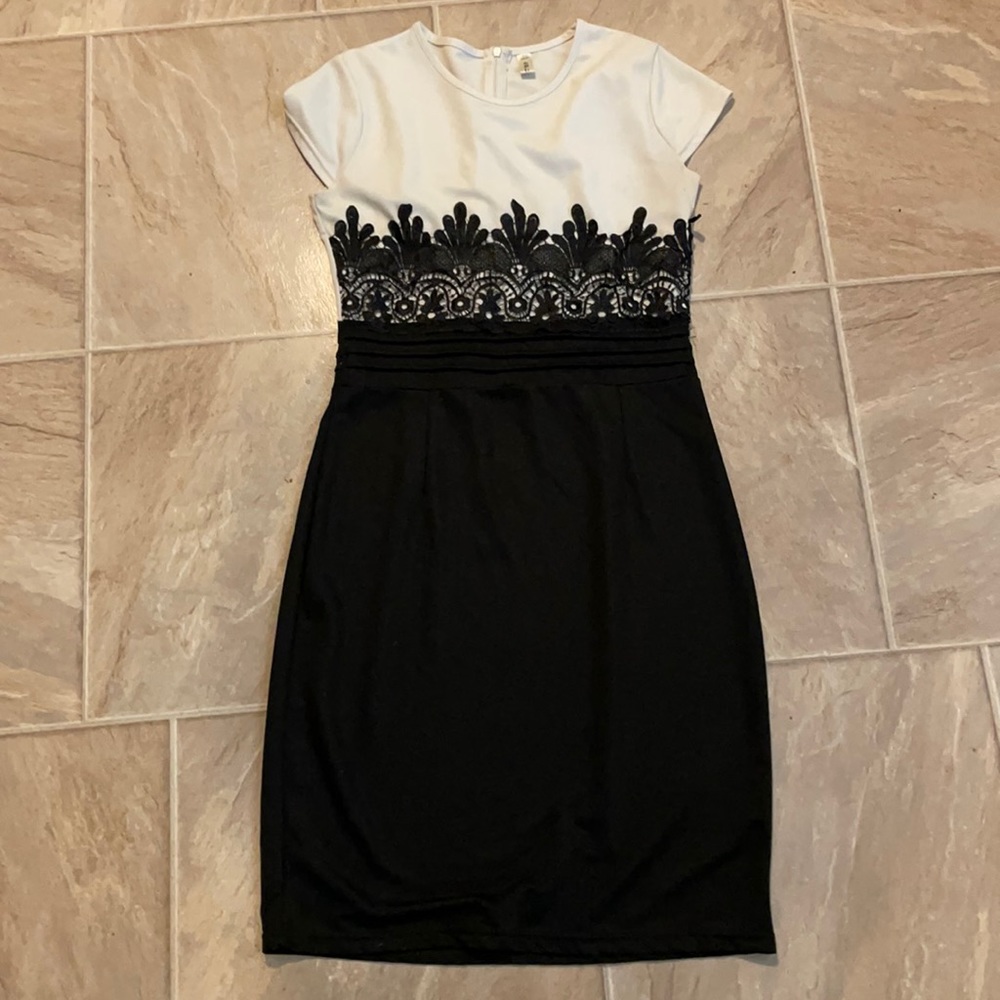 Black and white XL dress by HA TDNO